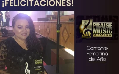 La música cristiana es ganadora en los premios Praise Music Awards con la cantante de música religiosa Andrea Bernal